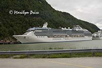 Coral Princess at the dock, Skagway, AK