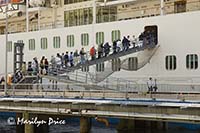 The line getting back aboard ship, Juneau, AK