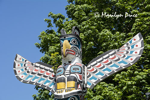 Totem poles at Stanley Park, Vancouver, BC
