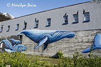 One of many building murals, Seward, AK