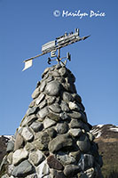 Railroad weather vane, Seward, AK