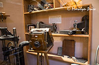 Old cameras, Museum of Northern British Columbia, Prince Rupert, BC