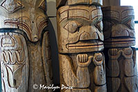 Totem poles, Museum of Northern British Columbia, Prince Rupert, BC