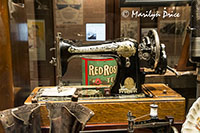 Old sewing machine, Royal British Columbia Museum, Victoria, BC