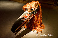 Raven mask, Royal British Columbia Museum, Victoria, BC