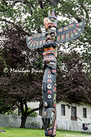 Totem pole, Thunderbird Park, Victoria, BC