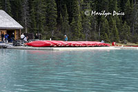 Canoe dock, Lake Louise, AB