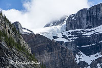 Mountains above Moraine Lake, AB