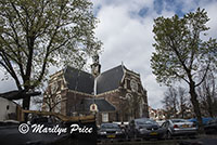 Church seen on the canal cruise, Amsterdam, Netherlands