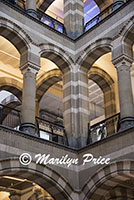 Interior of the Magna Plaza, a mall, Amsterdam, Netherlands