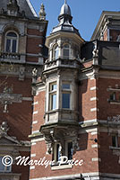 Details of Stadsschouwburg, an historic theater, Amsterdam, Netherlands