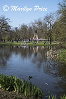 Statue to Dutch poet Joost van den Vondel (1586-1679), Vondel Park, Amsterdam, Netherlands