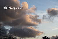 Evening clouds over Schagen, Netherlands