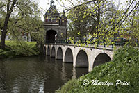 Gatehouse of the original city with bridge, Hoorn, Netherlands