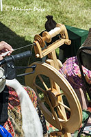 Spinning, Montana Renaissance Faire, ZooMontana, Billings, MT