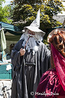 'Gandalf' chats with Queen Kelly, Montana Renaissance Faire, ZooMontana, Billings, MT