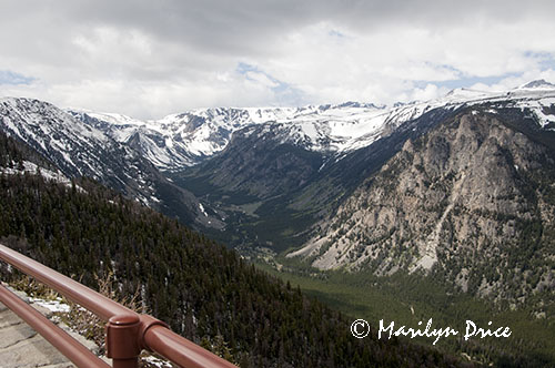 View from the Vista Point Rest Area, Beartooth Pass Byway, MT