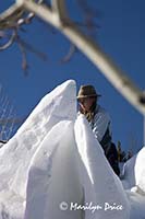 Working on In Chorus, Budweiser International Snow Sculpture Championships, Breckenridge, CO