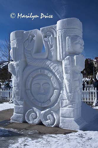 The Altar of Quetzalcoatl, Budweiser International Snow Sculpture Championships, Breckenridge, CO