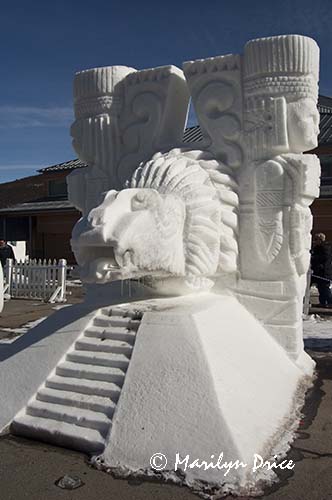 The Altar of Quetzalcoatl, Budweiser International Snow Sculpture Championships, Breckenridge, CO