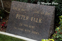 Peter Falk, Pierce Brothers Westwood Cemetery, Los Angeles, CA