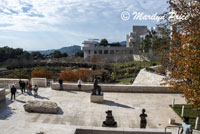 Overlooking one of the gardens, Getty Center, Los Angeles, CA