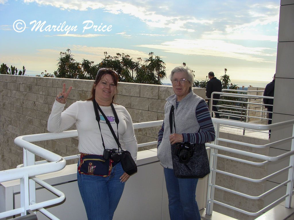 Kelly and Marilyn, Getty Center, Los Angeles, CA