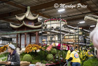 Huntington Library float, Float construction barn, Los Angeles, CA