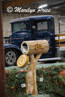 Mailbox on Wescom float, Float construction barn, Los Angeles, CA