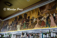 Mural over the bar, Queen Mary, Long Beach, CA