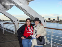 Kelly and Marilyn, Queen Mary, Long Beach, CA