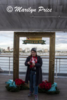 Kelly takes a selfie, Queen Mary, Long Beach, CA