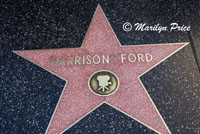 Harrison Ford's star on the Hollywood Walk of Fame, Los Angeles, CA