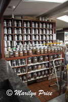 Lots of kinds of tea, Farmer's Market, Los Angeles, CA