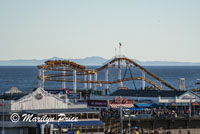 Santa Monica Pier from Palisades Park, Santa Monica, CA