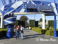 Kelly and Marilyn, Entrance to Disneyland Resorts, Anaheim, CA