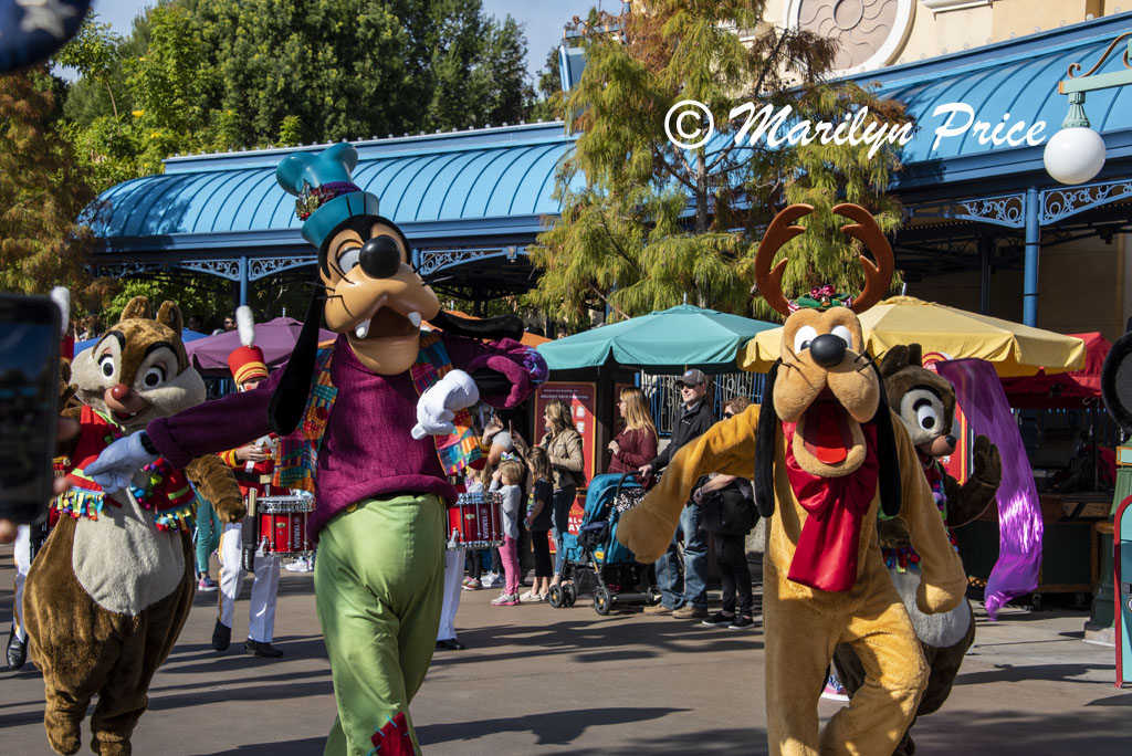 Short seasonal parade, Disney California Adventure Park, Anaheim, CA