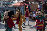 Short seasonal parade, Disney California Adventure Park, Anaheim, CA