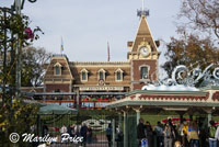 Entrance to Disneyland Park, Anaheim, CA