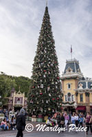 Christmas tree, Disneyland Park, Anaheim, CA