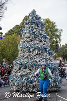 Christmas tree, Parade on Main Street, Disneyland Park, Anaheim, CA