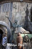 Artifacts, Star Wars Galaxy's Edge, Disneyland Park, Anaheim, CA