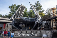 Tie fighter, Star Wars Galaxy's Edge, Disneyland Park, Anaheim, CA