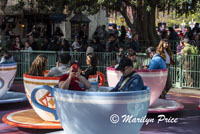 Kelly and Carl on the Tea Cups, Fantasyland, Disneyland Park, Anaheim, CA