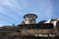 View from the queue line for Smuggler's Run, Star Wars Galaxy's Edge, Disneyland Park, Anaheim, CA