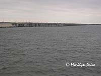 Looking back along the causeway, Chesapeake Bay Bridge-Tunnel, VA