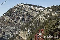 Sandia Crest from the Sandia Peak Tramway