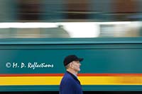 Motion study, Train station, Santa Fe, NM