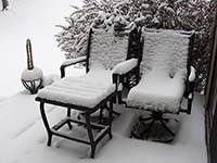 Snowy deck, Westminster, CO