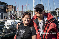 Kelly and Carl are ready to watch whales, Vancouver, BC, Canada